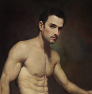 Male Nude Oil Painting