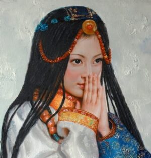 Portrait Tibetan Girl