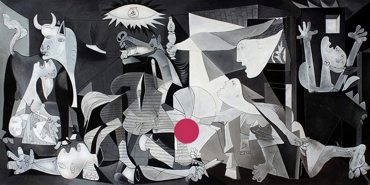 Picasso Guernica canvas transfer art print painting