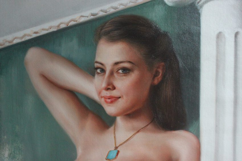 romantic nude canvas art 100% hand-painted oil painting