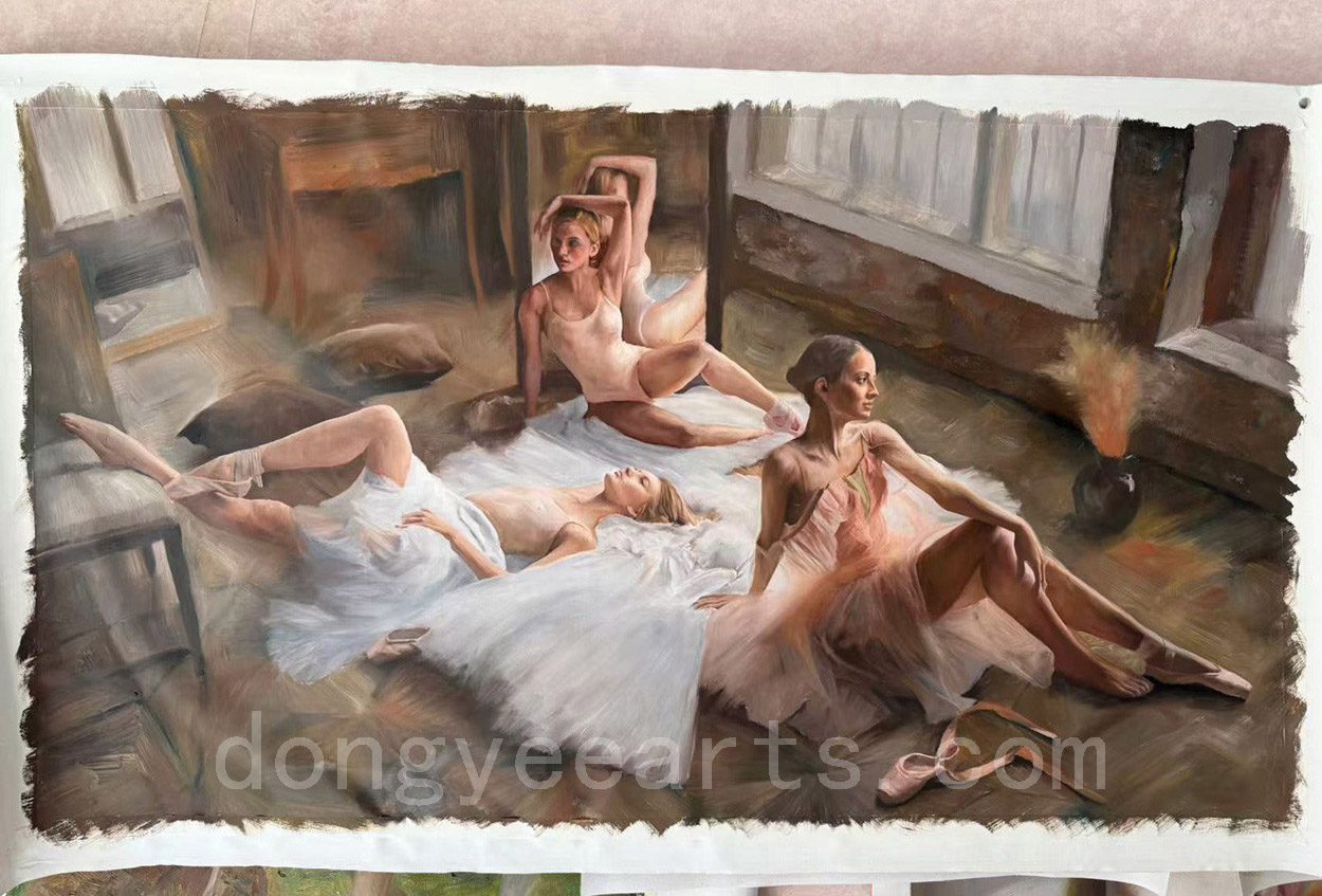 View oil painting Samples Oil Painting on Canvas by | Dongyeearts | Hand-Painted Oil on Canvas & Limited Art Prints