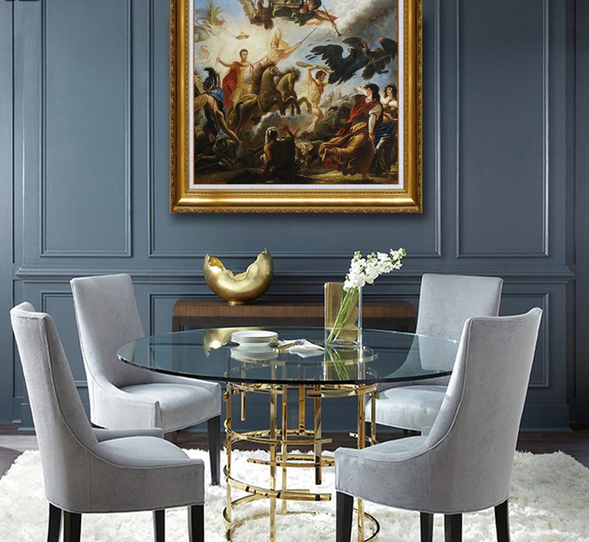 The Battle of Austerlitz for History Lovers 42"x46" Oil on Canvas - by | Dongyeearts | Hand-Painted Oil on Canvas & Limited Art Prints The Battle of Austerlitz.reproduction,42x46inches on canvas