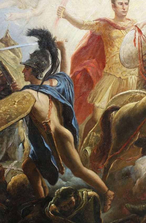 The Battle of Austerlitz for History Lovers 42"x46" Oil on Canvas - by | Dongyeearts | Hand-Painted Oil on Canvas & Limited Art Prints Galicia-style Battle of Austerlitz allegorical oil painting reproduction, 42x46 inches on canvas