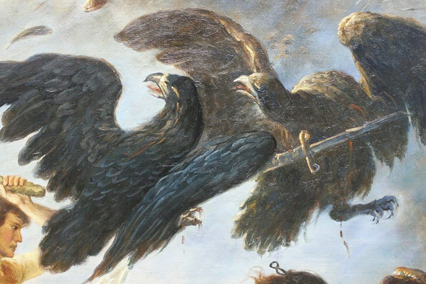 The Battle of Austerlitz for History Lovers 42"x46" Oil on Canvas - by | Dongyeearts | Hand-Painted Oil on Canvas & Limited Art Prints The Battle of Austerlitz for History Lovers 42"x46" Oil on Canvas - Image 10