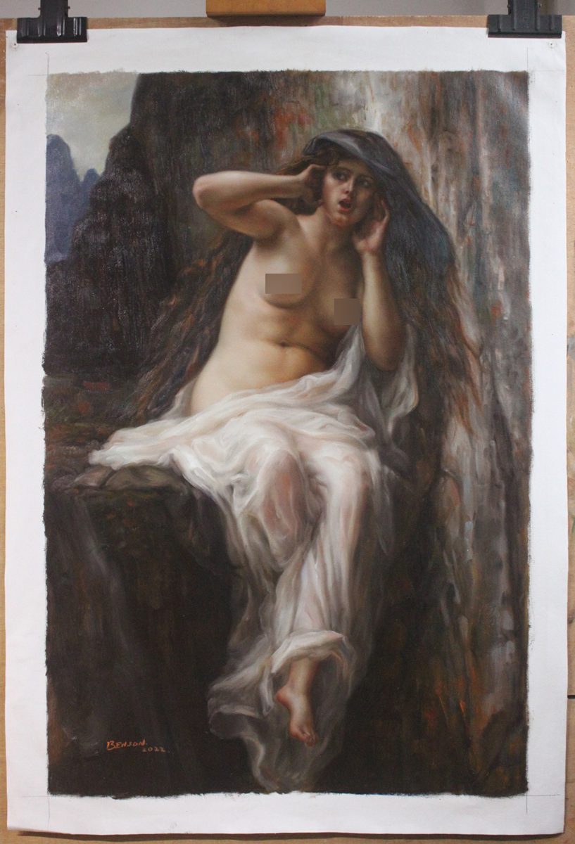 dongyeearts oil painting repro Alexandre Cabanel Echo 24"x36"