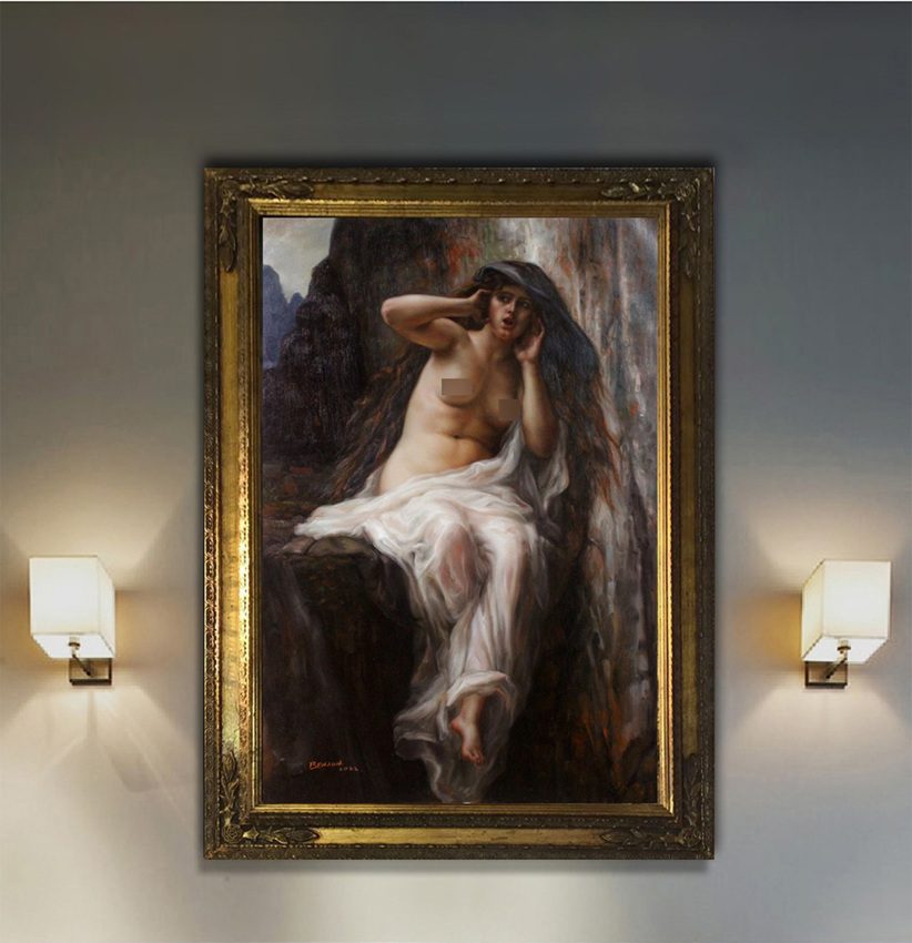 Oil painting Alexandre Cabanel Echo Reproduction 24"x36" - by | Dongyeearts | Hand-Painted Oil on Canvas & Limited Art Prints dongyeearts oil painting repro Alexandre Cabanel Echo 24"x36"