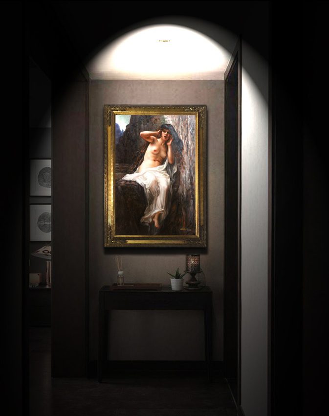 Oil painting Alexandre Cabanel Echo Reproduction 24"x36" - by | Dongyeearts | Hand-Painted Oil on Canvas & Limited Art Prints dongyeearts oil painting repro Alexandre Cabanel Echo 24"x36"
