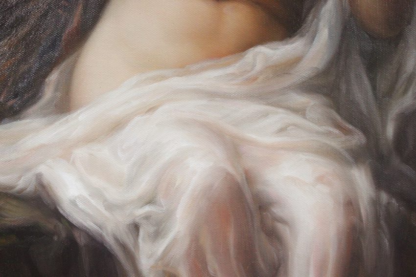 Oil painting Alexandre Cabanel Echo Reproduction 24"x36" - by | Dongyeearts | Hand-Painted Oil on Canvas & Limited Art Prints dongyeearts oil painting repro Alexandre Cabanel Echo 24"x36" part