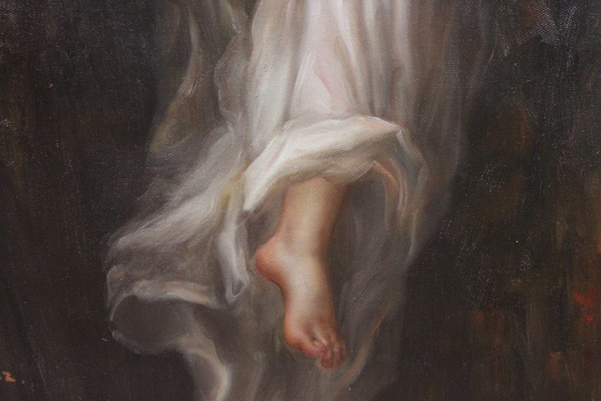 Oil painting Alexandre Cabanel Echo Reproduction 24"x36" - by | Dongyeearts | Hand-Painted Oil on Canvas & Limited Art Prints dongyeearts oil painting repro Alexandre Cabanel Echo 24"x36" part