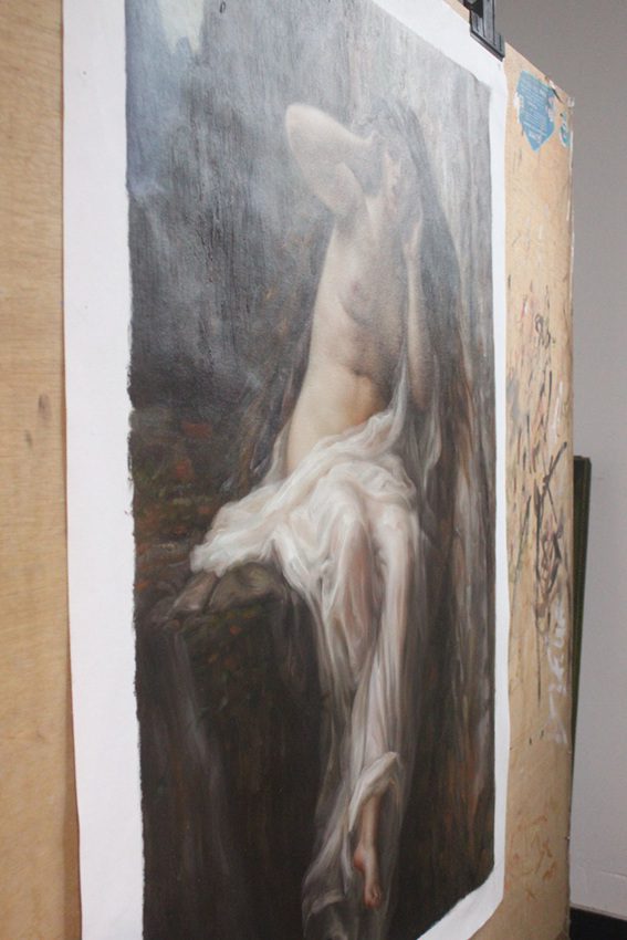 Oil painting Alexandre Cabanel Echo Reproduction 24"x36" - by | Dongyeearts | Hand-Painted Oil on Canvas & Limited Art Prints dongyeearts oil painting repro Alexandre Cabanel Echo 24"x36" part