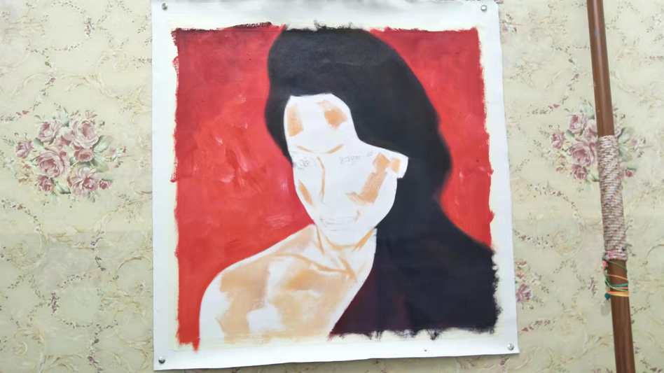 commission oil portrait process 2