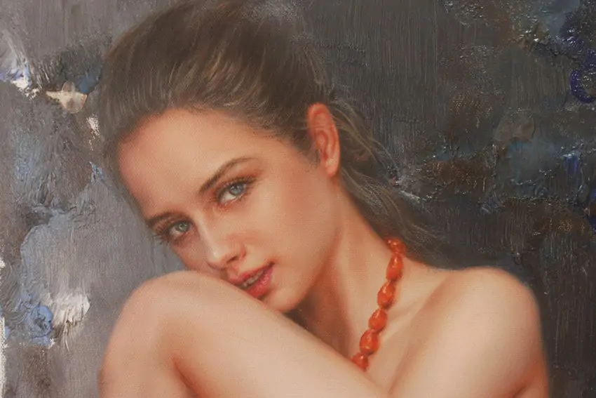 hand-painted nude art original oil on canvas