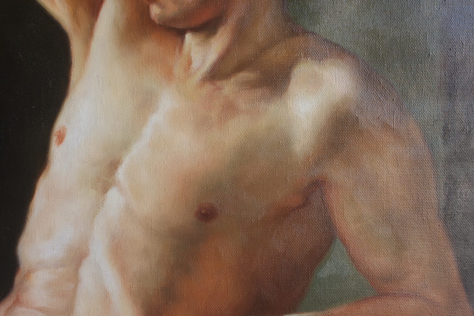 Male torso in profile after Theodore Gericault 20″x24″ - by | Dongyeearts | Hand-Painted Oil on Canvas & Limited Art Prints Discover an male nude oil on canvas painting male torso in profile after Theodore Gericault 20″x24″ from Dongyeearts.