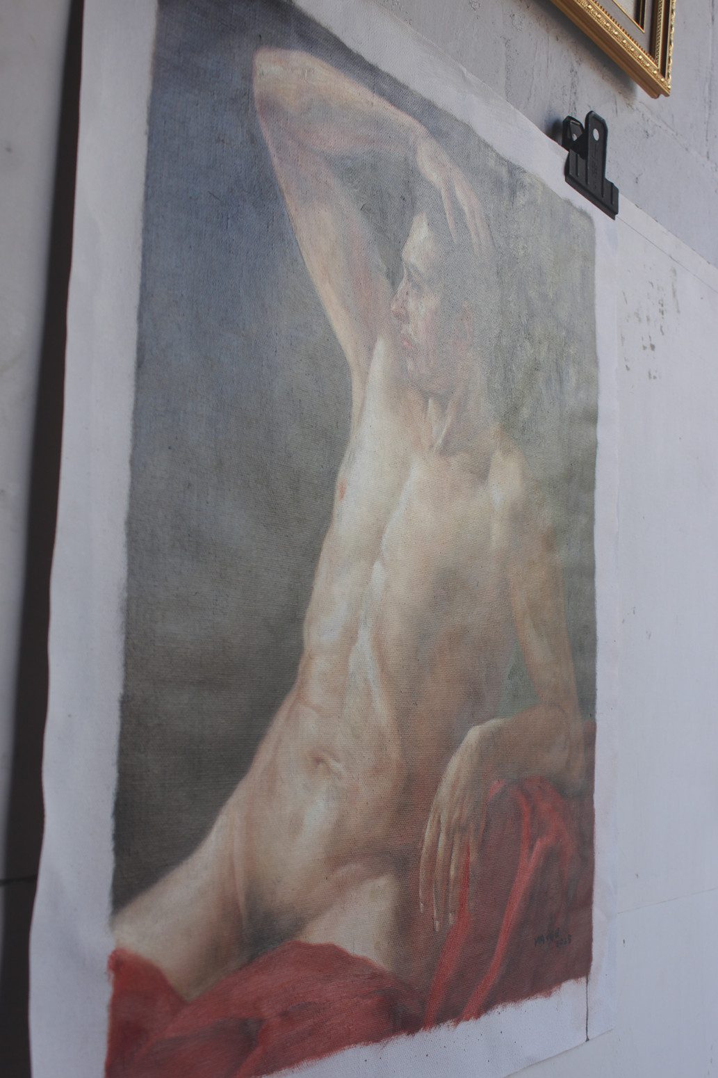 Male torso in profile after Theodore Gericault 20″x24″ - by | Dongyeearts | Hand-Painted Oil on Canvas & Limited Art Prints Discover an male nude oil on canvas painting male torso in profile after Theodore Gericault 20″x24″ from Dongyeearts.