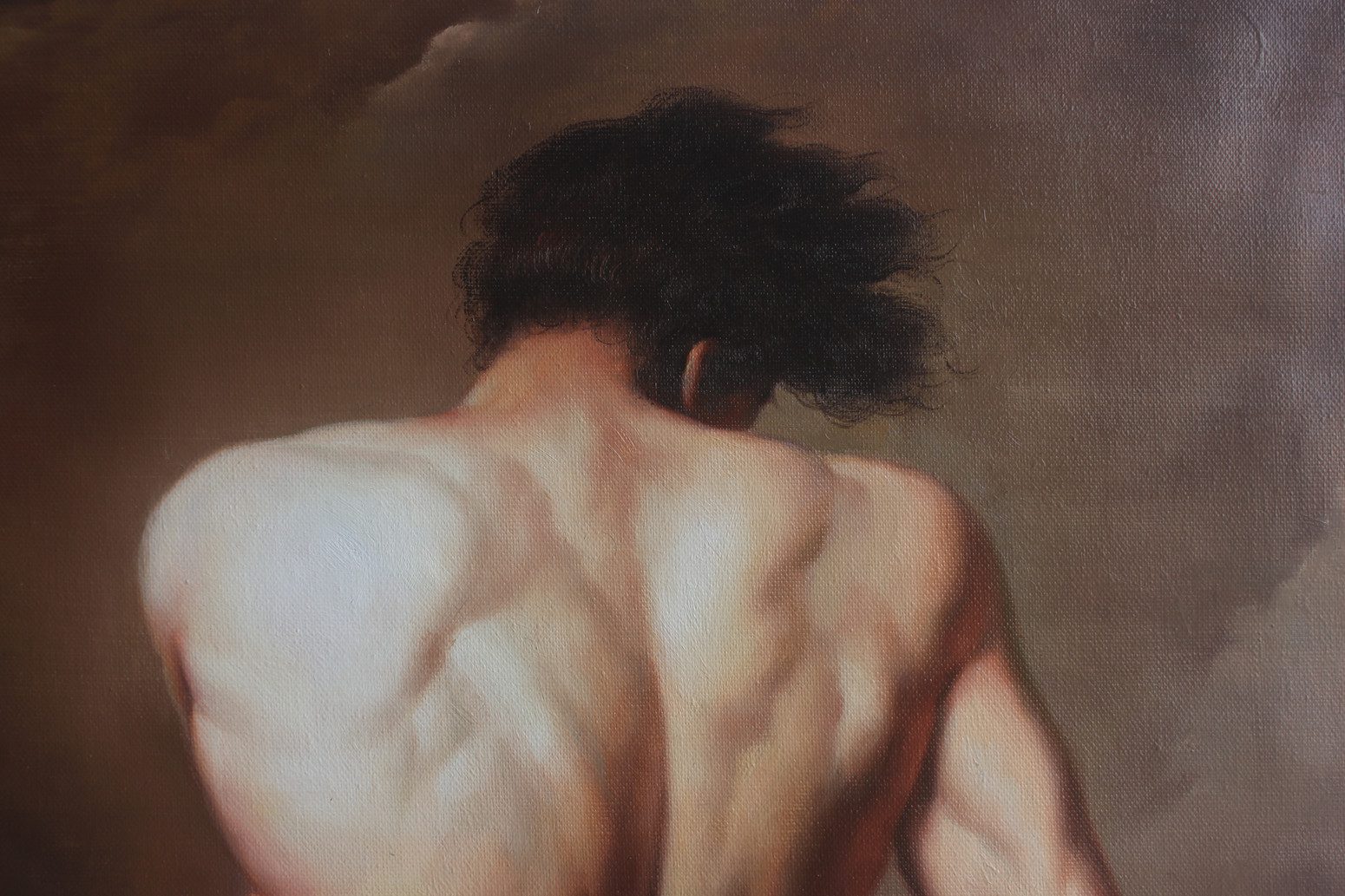 Oil on canvas Jacques Louis David Male Nude known as Patroclus 24″x36″ - by | Dongyeearts | Hand-Painted Oil on Canvas & Limited Art Prints Discover Oil on canvas Jacques Louis David Male Nude known as Patroclus art sale 24″x36″ from Dongyeearts.