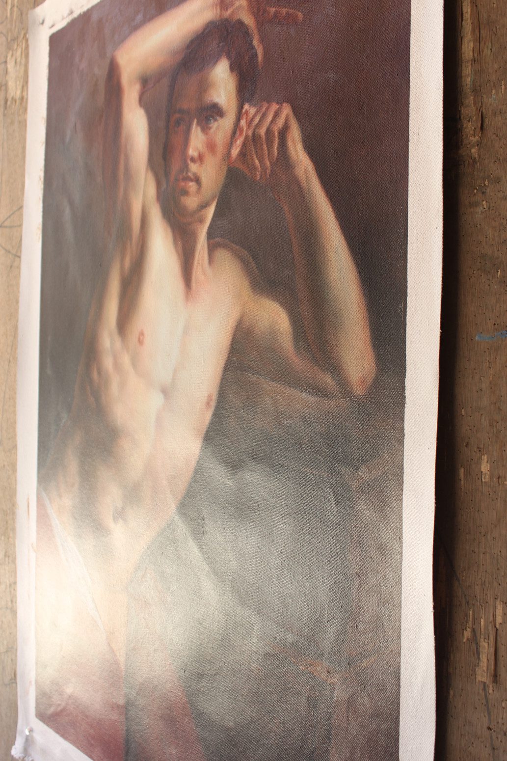 Male nude half length after Theodore Gericault 24″x36″ - by | Dongyeearts | Hand-Painted Oil on Canvas & Limited Art Prints Discover oil painting on canvas male nude half length after Theodore Gericault 24″x36″ from Dongyeearts.